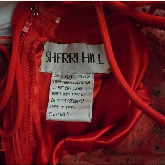 Sherri Hill Red Prom Dress